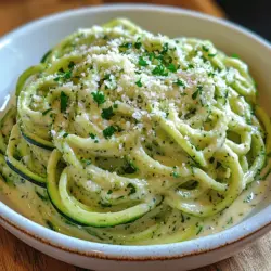 In recent years, zoodles—short for zucchini noodles—have surged in popularity as a healthy alternative to traditional pasta. As people become increasingly health-conscious, the demand for low-carb and gluten-free meal options has led to the inventive use of spiralized vegetables, especially zucchini, to create delicious, satisfying dishes. One standout recipe that marries the comfort of creamy pasta with the nutritional benefits of zoodles is the Creamy Zoodle Alfredo Delight. This dish not only tantalizes the taste buds but also caters to both health-conscious eaters and pasta lovers alike.