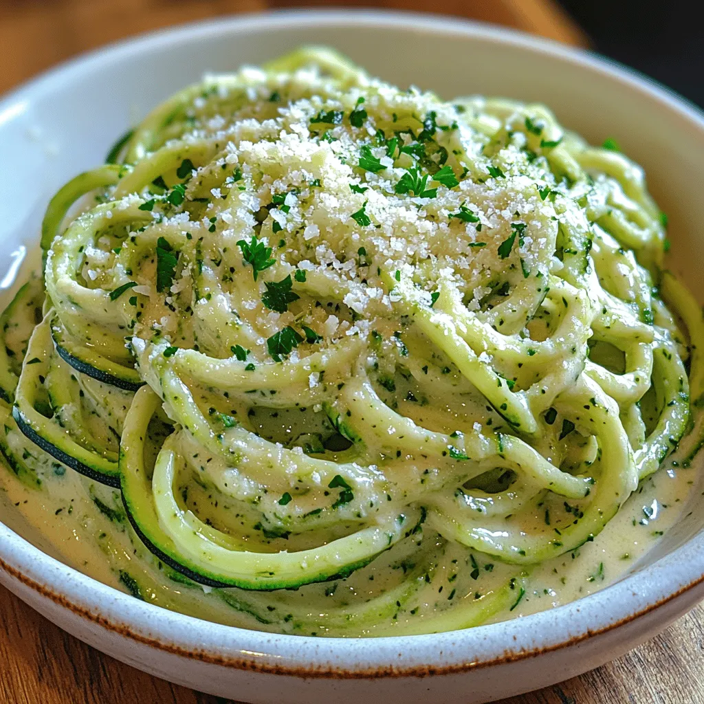 In recent years, zoodles—short for zucchini noodles—have surged in popularity as a healthy alternative to traditional pasta. As people become increasingly health-conscious, the demand for low-carb and gluten-free meal options has led to the inventive use of spiralized vegetables, especially zucchini, to create delicious, satisfying dishes. One standout recipe that marries the comfort of creamy pasta with the nutritional benefits of zoodles is the Creamy Zoodle Alfredo Delight. This dish not only tantalizes the taste buds but also caters to both health-conscious eaters and pasta lovers alike.