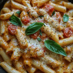 If you're on the hunt for a comforting yet simple meal that bursts with flavor, look no further than Creamy One-Pot Tomato Penne Delight. This delectable dish combines the heartiness of penne pasta with the rich, velvety texture of a creamy tomato sauce, making it a favorite among families and busy professionals alike. The beauty of this recipe lies in its ability to deliver a satisfying, restaurant-quality meal right in your own kitchen—all while keeping cleanup to a minimum.