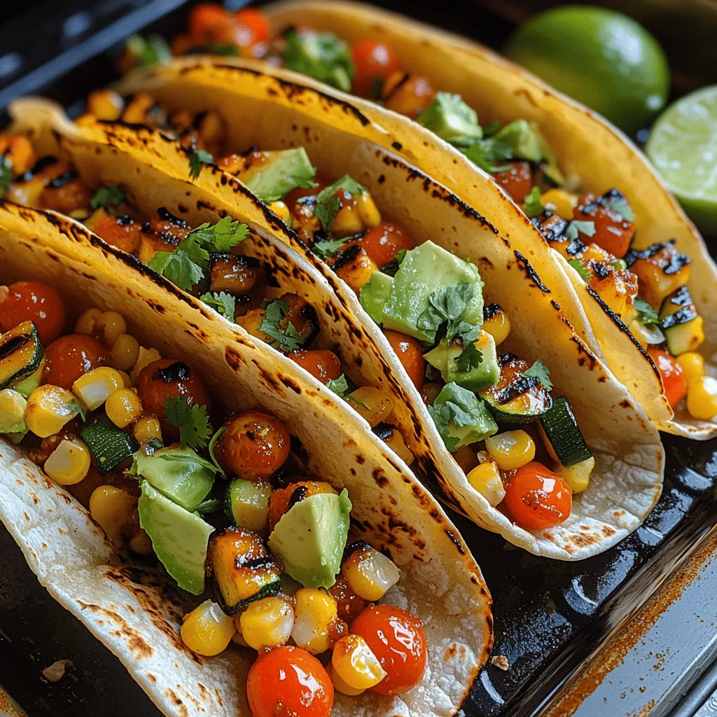 Welcome to the world of vibrant flavors and healthful eating with our Spicy BBQ Veggie Tacos Delight. This delightful recipe is not only a feast for the senses but also a wholesome option suitable for any occasion, whether it's a casual weeknight dinner or a lively weekend gathering. The beauty of these tacos lies in their ability to cater to both vegetarians and meat-lovers alike, as the hearty and satisfying ingredients come together to create a dish that is truly irresistible.