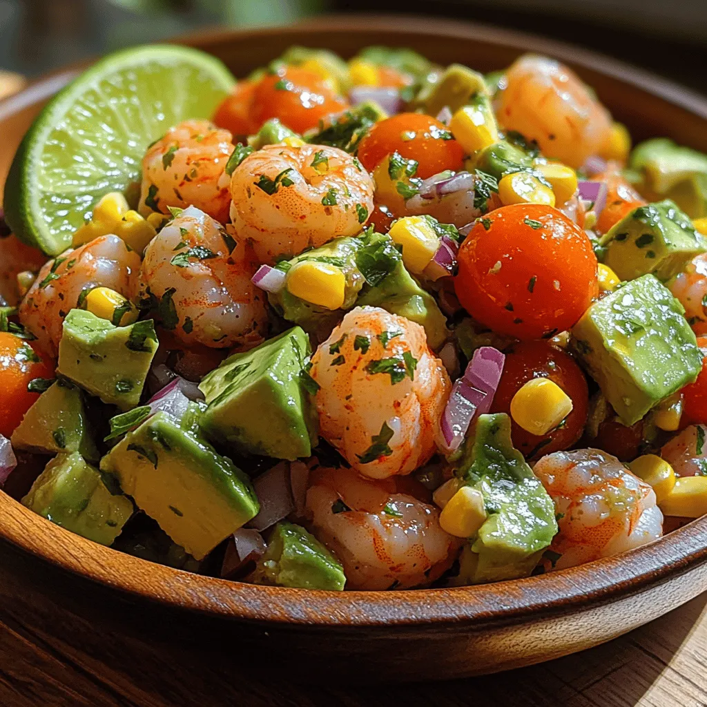 If you're on the lookout for a dish that embodies the essence of freshness, flavor, and health, look no further than the Zesty Shrimp Avocado Delight. This vibrant recipe is not only visually appealing with its array of colors but also packs a punch in terms of taste and nutritional benefits. Perfect for summer gatherings, light lunches, or as a refreshing appetizer, this dish combines succulent shrimp with creamy avocado, zesty lime, and a medley of other fresh ingredients.