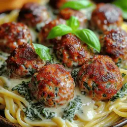 If you're on the hunt for a delightful dish that is not only delicious but also healthy, look no further than creamy spinach turkey meatballs. This recipe encapsulates the essence of comfort food, combining tender turkey meatballs with a rich, creamy sauce infused with vibrant spinach. The beautiful marriage of flavors and textures is bound to impress anyone at your dinner table, making it a perfect choice for family gatherings or weeknight meals.