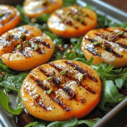 As the warm sun ushers in the summer season, there’s nothing quite as delightful as a refreshing salad that captures the essence of summer’s bounty. The Grilled Peach & Burrata Salad is a vibrant dish that embodies the flavors of ripe peaches, creamy burrata cheese, and fresh greens, making it a perfect choice for picnics, barbecues, or casual dinners al fresco. This salad is more than just a side dish; it serves as a centerpiece that showcases the harmonious blend of sweet, savory, and creamy elements, all while being visually stunning with its colorful ingredients.
