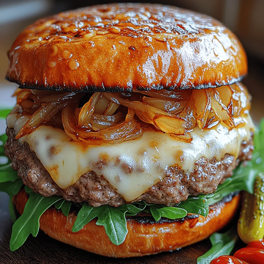 Homemade burgers are a timeless favorite, cherished by many for their versatility and the joy they bring to gatherings and family meals. Crafting the perfect burger at home allows you to experiment with flavors and ingredients, turning a simple meat patty into a gourmet delight. Among the myriad of burger variations, caramelized onion Swiss burgers stand out as a particularly indulgent option, marrying the savory depths of sweet, caramelized onions with the rich, creamy texture of Swiss cheese.