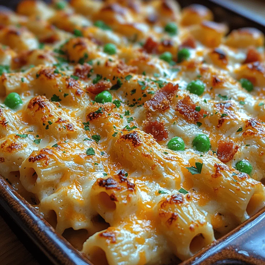 Comfort food is an essential part of any culinary repertoire, and few dishes encapsulate the essence of cozy gatherings quite like a creamy chicken bacon ranch pasta bake. This dish brings together the rich and savory flavors of tender chicken, crispy bacon, and a luscious ranch dressing, all harmoniously blended with penne pasta. It's not just a meal; it's an experience that can elevate any family dinner or busy weeknight into something special. Whether you are preparing for a casual Friday night with friends or looking for a satisfying dish to serve at a family get-together, this pasta bake is sure to please everyone at the table.