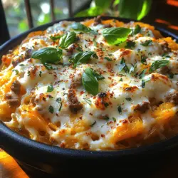 If you're seeking a scrumptious yet health-conscious alternative to traditional pasta, look no further than the Million Dollar Spaghetti Squash Pasta. This innovative dish combines the rich, comforting flavors of classic spaghetti with the nutritional benefits of spaghetti squash, creating a meal that is both satisfying and nourishing. With its creamy cheese blend and savory marinara, this recipe is a delightful way to incorporate more vegetables into your daily meals without sacrificing taste.