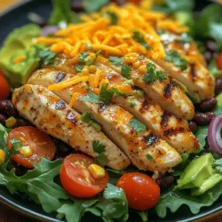 Welcome to the vibrant world of the Southwest Fiesta Chicken Salad, a dish that perfectly embodies the bold flavors and fresh ingredients characteristic of Southwestern cuisine. This salad is not just a meal; it's a celebration of colors, textures, and nutritional goodness, making it a perfect choice for various occasions—from a quick lunch at home to a hearty dinner or a delightful addition to gatherings with friends and family.