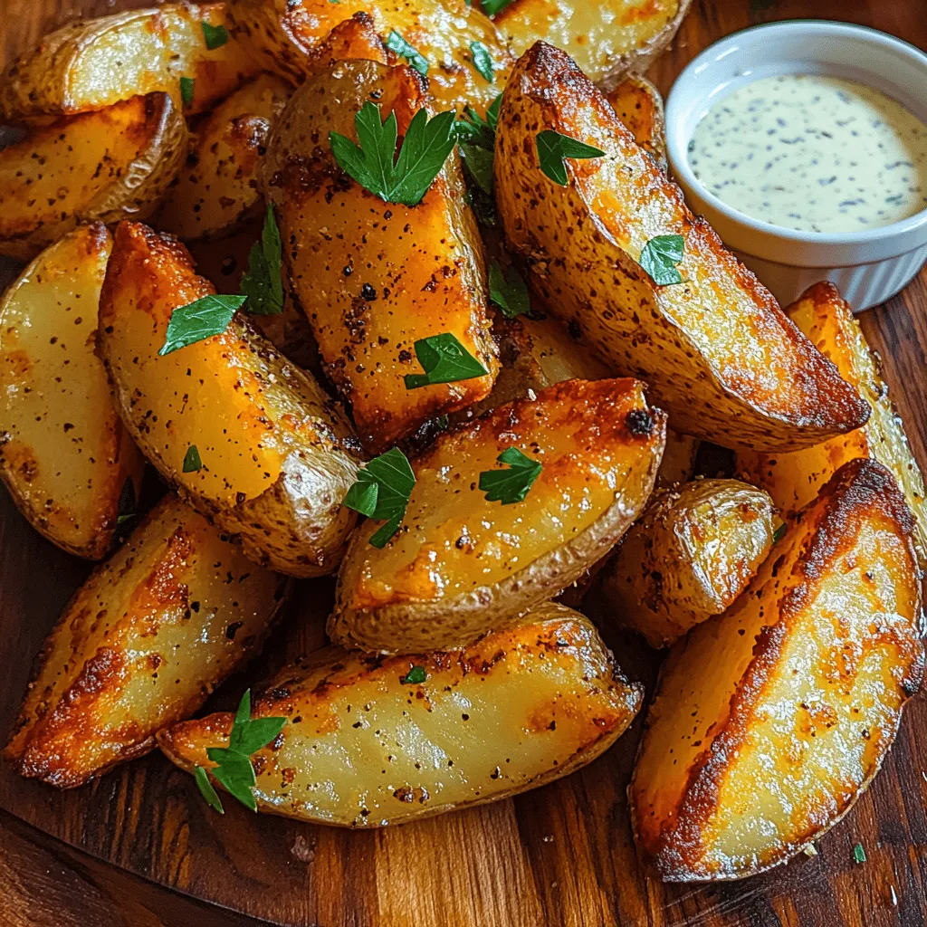 The success of any recipe often hinges on the quality and combination of its ingredients. For our Crunchy Air Fryer Ranch Potato Wedges, we will focus on four key components that not only contribute to the flavor but also enhance the overall texture of the dish.