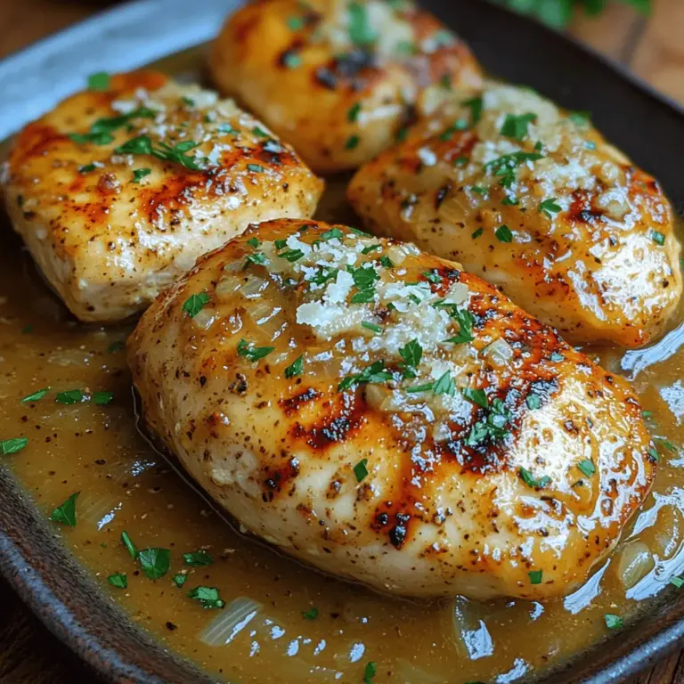 Savory Garlic Chicken in a Creamy Sauce is a dish that perfectly embodies comfort and flavor. The alluring aroma of sautéed garlic combined with the richness of a creamy sauce creates an irresistible dining experience that is sure to impress. This recipe not only tantalizes the taste buds but also showcases the versatility of garlic and creamy sauces in cooking. Whether you're planning a cozy weeknight dinner or a special occasion, this dish promises to elevate your meal with minimal effort.