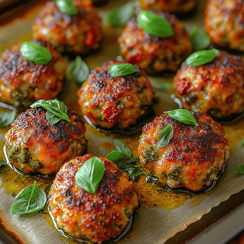 Embarking on a culinary adventure doesn't always have to mean elaborate recipes and long hours in the kitchen. Sometimes, it can be as simple and satisfying as creating a dish that reimagines classic flavors with a modern, health-conscious twist. Enter Pesto Baked Turkey Meatballs—a delightful fusion of protein-packed turkey and aromatic basil pesto. These meatballs are not only a feast for the senses but also a wholesome option for anyone seeking a nutritious meal that doesn't compromise on taste.