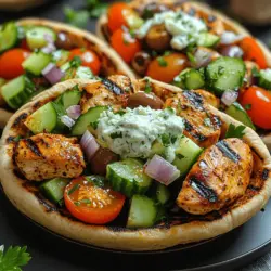 Mediterranean cuisine has steadily gained popularity around the world, celebrated for its vibrant flavors, wholesome ingredients, and health benefits. Characterized by an abundance of fresh vegetables, lean proteins, and healthy fats, this culinary tradition offers a delightful array of dishes that cater to a variety of tastes. One shining example of Mediterranean fare is the Mini Greek Chicken Pita Pockets—a dish that beautifully encapsulates the essence of Greek cooking while being a practical choice for those with busy lifestyles.