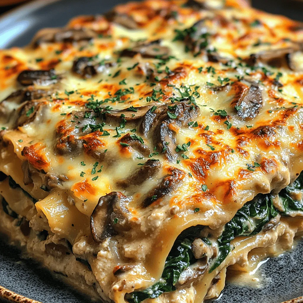 Lasagna is a quintessential comfort food that has captured the hearts and appetites of many across the globe. Among its many variations, Creamy Mushroom Spinach Lasagna stands out as a delightful option that combines rich, savory flavors with the wholesome goodness of vegetables. This vegetarian dish is not only indulgent but also packed with nutrients, making it a favorite choice for both weeknight dinners and festive gatherings.