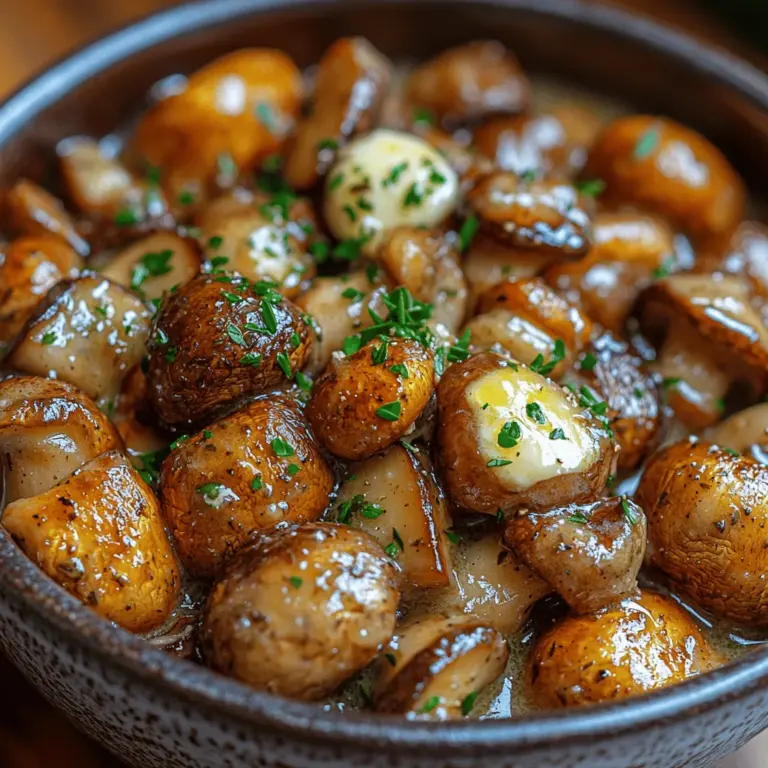 Welcome to the delightful world of savory slow cooker recipes, where convenience meets flavor in the most satisfying ways. In today’s culinary journey, we’re diving into a dish that embodies the essence of comfort and ease: Savory Slow Cooker Garlic Butter Mushrooms. This dish is not only a feast for the taste buds but also a true testament to how simple ingredients can be transformed into something extraordinary with minimal effort.