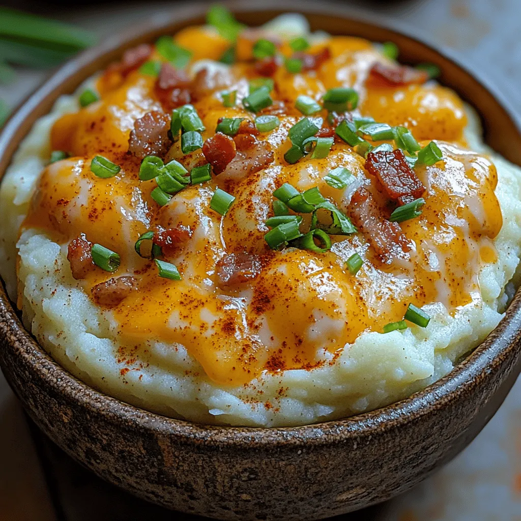 Mashed potatoes have long held the title of a quintessential comfort food, cherished by families and diners alike for their creamy texture and ability to complement various dishes. Whether served at holiday gatherings, Sunday dinners, or casual meals, they evoke feelings of warmth and nostalgia. The simplicity of mashed potatoes is only rivaled by their versatility, making them a staple in kitchens around the world. But what if we took this beloved classic and elevated it to new heights? Enter the concept of "loaded" mashed potatoes—an indulgent twist that incorporates a symphony of flavors and textures, transforming a simple side dish into a show-stopping addition to any meal.