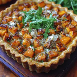 The Savory Butternut Squash Tart is a delightful and hearty dish that captures the essence of fall with its rich flavors and comforting textures. This tart, with its golden, flaky crust and creamy filling, is a celebration of seasonal ingredients, particularly the star of the show: butternut squash. As autumn arrives and squash season reaches its peak, this recipe offers a perfect opportunity to highlight the sweet and nutty flavors of butternut squash, making it a must-try for any home cook.