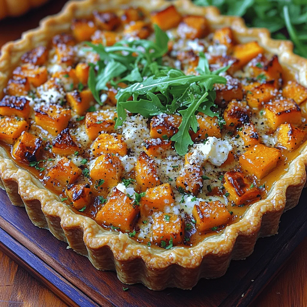 The Savory Butternut Squash Tart is a delightful and hearty dish that captures the essence of fall with its rich flavors and comforting textures. This tart, with its golden, flaky crust and creamy filling, is a celebration of seasonal ingredients, particularly the star of the show: butternut squash. As autumn arrives and squash season reaches its peak, this recipe offers a perfect opportunity to highlight the sweet and nutty flavors of butternut squash, making it a must-try for any home cook.