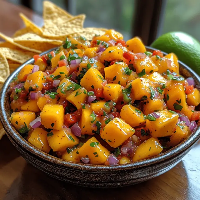 The key to a successful mango salsa lies in the quality and freshness of its ingredients. Each component brings a unique flavor and texture that harmonizes beautifully, creating a refreshing salsa that is both delicious and visually appealing. Let’s break down the essential ingredients that make up this tropical delight.