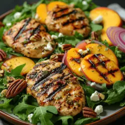 1. Boneless, Skinless Chicken Breasts: At the heart of this salad is the grilled chicken, a lean protein source that provides essential nutrients. The chicken breasts are easy to cook and absorb flavors well, making them ideal for marinating and grilling. Their mild flavor acts as a perfect canvas for the vibrant components of the salad.
