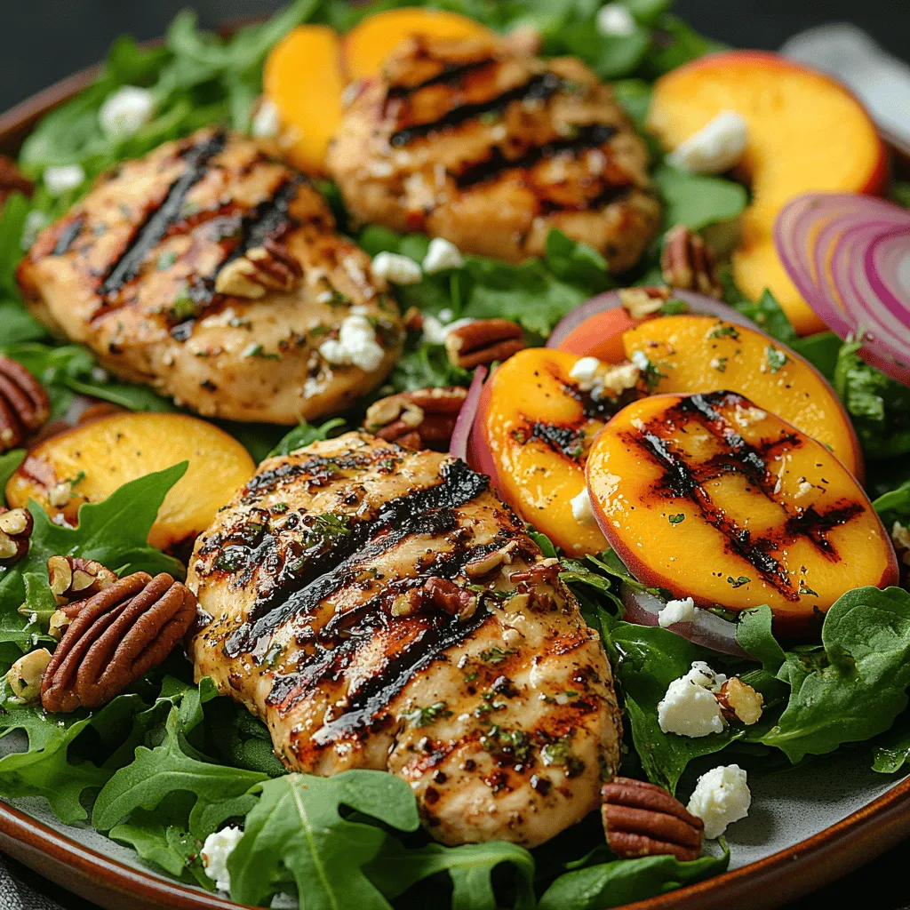 1. Boneless, Skinless Chicken Breasts: At the heart of this salad is the grilled chicken, a lean protein source that provides essential nutrients. The chicken breasts are easy to cook and absorb flavors well, making them ideal for marinating and grilling. Their mild flavor acts as a perfect canvas for the vibrant components of the salad.