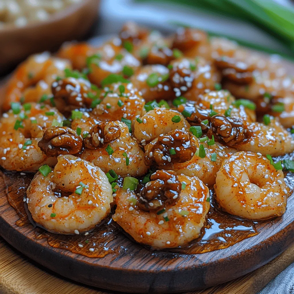 If you are in search of a dish that perfectly balances sweetness, crunch, and the delectable taste of seafood, look no further than Sweet & Crunchy Honey Walnut Shrimp. This beloved dish has its roots in Chinese-American cuisine, known for its unique combination of textures and flavors that create a culinary experience unlike any other. The rich, succulent shrimp are beautifully glazed in a sweet honey sauce, complemented by the delightful crunch of candied walnuts. Not only does this dish tantalize the taste buds, but it also offers a stunning presentation that can elevate any dining occasion—be it a cozy family dinner or a festive gathering with friends.