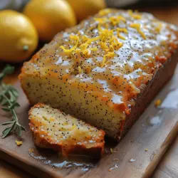 To achieve the perfect Lemon Poppy Bliss Loaf, it’s essential to understand the role of each ingredient involved in the recipe. From the foundational elements that provide structure to the ingredients that enhance flavor, each component contributes to the loaf's unique character.