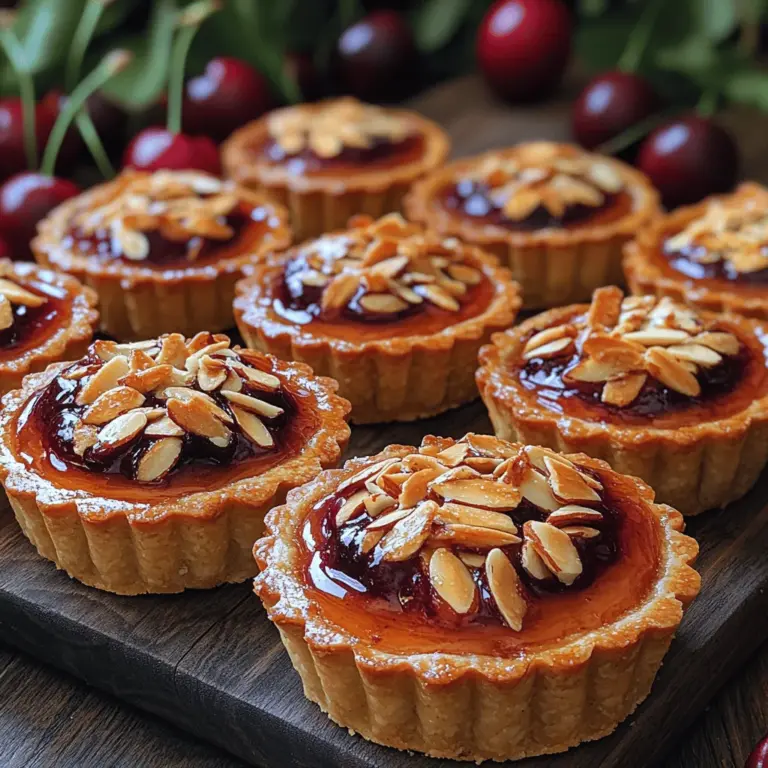 Mini desserts have surged in popularity over the years, and it's easy to see why. Their bite-sized nature allows for indulgence without the guilt, making them a perfect treat for any gathering. Among the myriad of mini desserts, tarts hold a special place in the hearts of many. They are versatile, visually stunning, and can be filled with a variety of flavors. Today, we delve into the delightful world of Mini Cherry Almond Tarts—a charming blend of sweet cherries and nutty almonds that offers a symphony of flavors with every bite.
