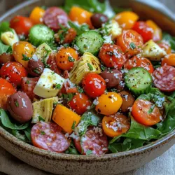 Antipasto, the traditional Italian appetizer, serves as a delightful prelude to any meal, characterized by its array of vibrant colors and flavors. The term "antipasto" translates to "before the meal," and it typically features a medley of cured meats, cheeses, olives, and marinated vegetables, showcasing the best of Italian culinary traditions. This classic dish has evolved into various forms, with the antipasto salad emerging as a popular choice that combines all these elements into a refreshing, nutritious ensemble.