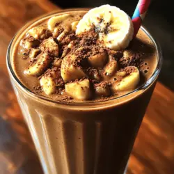 Welcome to the delightful world of smoothies, where nutrition meets flavor in a glass! Today, we’ll be diving into the creamy, velvety goodness of the Choco-Peanut Bliss Banana Smoothie. This delectable blend is not only a feast for your taste buds but also a powerhouse of nutrients that make it an excellent choice for breakfast or a mid-afternoon snack. With a harmonious mix of ripe bananas, rich cocoa, and creamy peanut butter, this smoothie guarantees to satisfy your sweet cravings while fueling your body with essential nutrients.