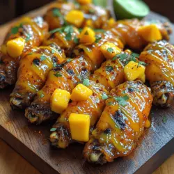 When it comes to appetizers, few dishes can rival the tantalizing combination of spicy and sweet flavors. One dish that perfectly captures this delightful contrast is the Spicy Mango Drizzle Wings. These wings are not just a feast for the palate but also a visual treat, with their vibrant colors and glistening glaze. The allure of spicy mango drizzle wings lies in their ability to evoke a sense of adventure, transporting you to sunny tropical locales with every bite.