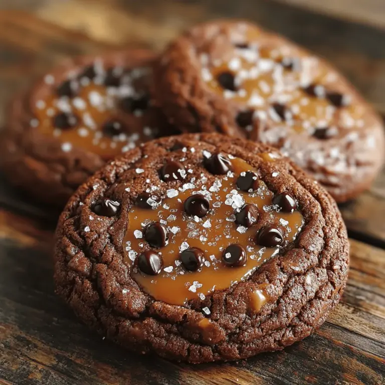 The combination of rich dark chocolate and sweet, buttery caramel is a match made in dessert heaven. If you’re a cookie lover, you know that the perfect cookie is more than just a treat; it’s a delightful experience that can evoke memories of childhood and celebrations. In this article, we will explore how to create Decadent Dark Chocolate Sea Salt Caramel Cookies that will not only delight your taste buds but also impress your friends and family. Whether you're baking for a special occasion, a cozy gathering, or simply indulging in a sweet moment for yourself, this recipe is sure to satisfy your sweet tooth.