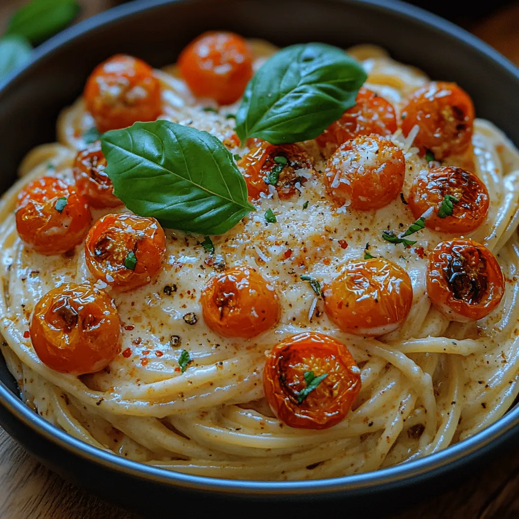 Creamy Roasted Tomato Pasta is a culinary delight that encapsulates the essence of comfort food while elevating it to gourmet status. This dish marries the rich, creamy texture of a well-crafted sauce with the fresh, vibrant flavors of roasted tomatoes, creating a symphony of taste that is both indulgent and satisfying. Whether you're planning a cozy dinner for two, hosting a festive gathering, or simply craving a delicious meal that highlights the bounty of seasonal produce, this recipe is bound to impress.