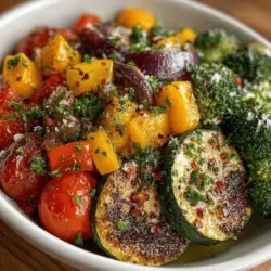 When it comes to vibrant and flavorful dishes, the Zesty Lemon Garlic Roasted Veggie Medley stands out as a quintessential choice. This recipe not only dazzles the senses with its fresh and zesty flavor profile but also serves as a celebration of vegetables, showcasing their natural goodness. In an era where healthy eating is more important than ever, incorporating a variety of vegetables into our meals is essential for maintaining a balanced diet. This roasted vegetable medley is not only easy to prepare but also allows for creativity, making it a versatile addition to any meal.