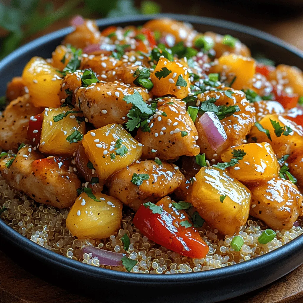 To create the perfect Sweet Pineapple Chicken Bites, it’s essential to understand the key ingredients that come together harmoniously in this dish.