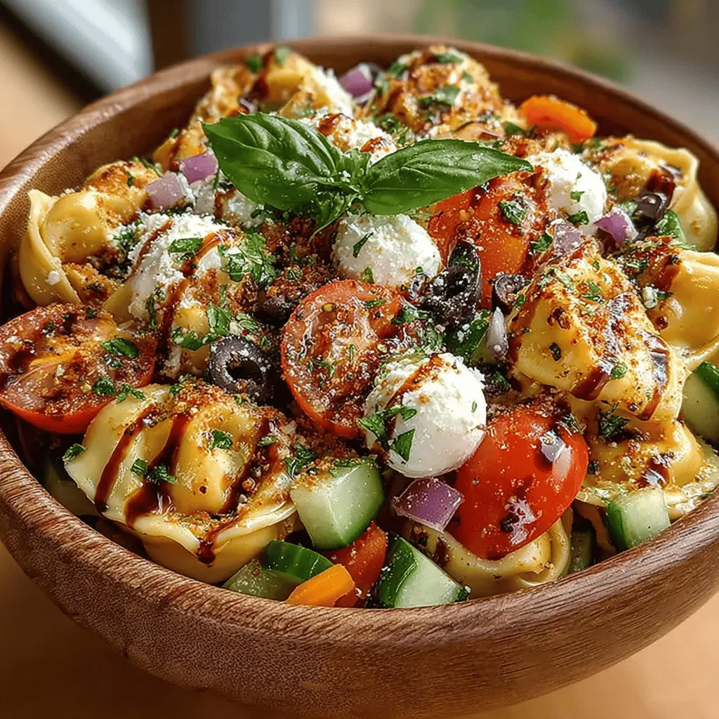 As the weather warms and outdoor gatherings become a staple, a dish that effortlessly combines flavor, nutrition, and vibrant colors is essential for any occasion. Enter the Refreshing Tortellini Delight—a delightful tortellini salad that is perfect for summer picnics, potlucks, or light weeknight dinners. This dish artfully balances the rich and savory notes of cheese-filled tortellini with the crispness of fresh vegetables, creating a refreshing experience that tantalizes the taste buds.