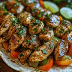 If you’re looking to spice up your dinner routine, look no further than Fiery Jalapeño Lime Chicken Fajitas. This vibrant dish is not just a meal; it's an experience that tantalizes the taste buds and brings a fiesta right to your kitchen. Originating from the heart of Mexican cuisine, fajitas are a beloved staple that showcases the bold flavors and fresh ingredients celebrated in traditional cooking. The combination of juicy chicken, fiery jalapeños, and zesty lime creates a mouthwatering dish that is perfect for family dinners, gatherings with friends, or a cozy night in.