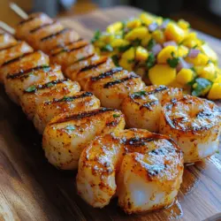 The allure of tropical flavors is undeniable, evoking images of sun-drenched beaches, vibrant flora, and a laid-back lifestyle. Among the culinary treasures that capture this essence is the Tropical Delight Shrimp Skewers with Mango Salsa. This dish not only tantalizes the taste buds but also transports diners to an exotic paradise with every bite. Featuring succulent shrimp marinated in a harmonious blend of spices, paired with a refreshing mango salsa, this recipe is a celebration of summer flavors that is perfect for everything from casual barbecues to elegant dinner parties.