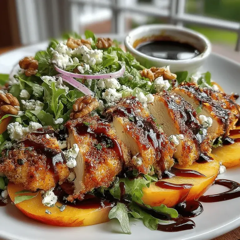 As the warm sun begins to shine and the days grow longer, there's nothing quite like a refreshing salad to celebrate the flavors of summer. The Balsamic Peach Chicken Salad is a perfect harmony of sweet and savory, featuring tender chicken, juicy peaches, and a vibrant mix of greens. This dish not only tantalizes the taste buds but also showcases the best of seasonal produce, making it an ideal choice for everything from casual lunches to elegant dinner parties.