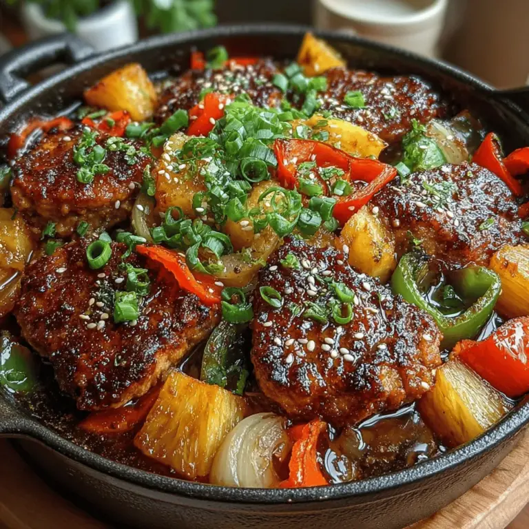 When it comes to creating a dish that tantalizes the taste buds while also being simple to prepare, the Sweet Pineapple Teriyaki Chicken Bake emerges as a standout option. This delightful recipe combines the juicy sweetness of fresh pineapple with tender chicken, all enveloped in a savory teriyaki sauce that brings a burst of flavor in every bite. The balance of sweet and savory not only makes this dish incredibly delicious but also appealing to a wide range of palates, from children to adults.