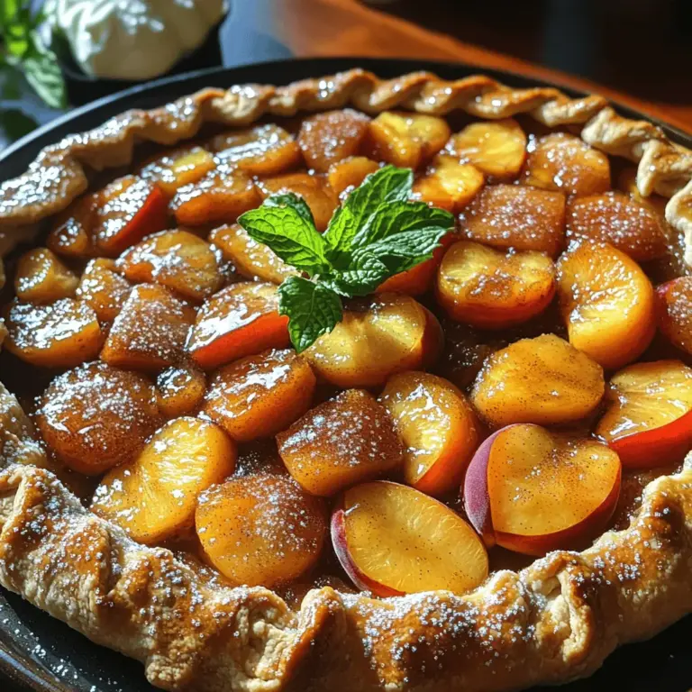 As the warmth of the sun bathes the world in golden hues, summer brings with it a bounty of fresh fruits and a desire for light, refreshing desserts. Among the myriad of seasonal treats, few things evoke the essence of summer quite like a galette. This rustic pastry, with its free-form crust and luscious fillings, embodies the carefree spirit of the season. The Peachy Summer Chill Galette stands out as a perfect choice for summer gatherings or a light dessert after a sun-soaked day. Its chilled nature makes it an ideal companion for warm evenings, offering a delightful combination of sweet, juicy peaches and a flaky, buttery crust.