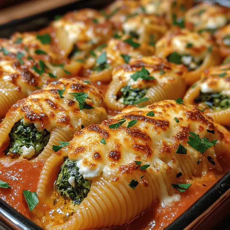 Stuffed pasta dishes have an undeniable charm that captivates the hearts and appetites of food lovers everywhere. With their tender shells enveloping a flavorful filling, they offer a delightful combination of textures and tastes that can elevate any meal. Among the myriad of stuffed pasta options, Spinach and Feta Stuffed Shells stand out as a nutritious and indulgent choice that is perfect for both weeknight dinners and special occasions. This dish not only satisfies the palate but also incorporates wholesome ingredients, making it a delightful addition to your culinary repertoire.