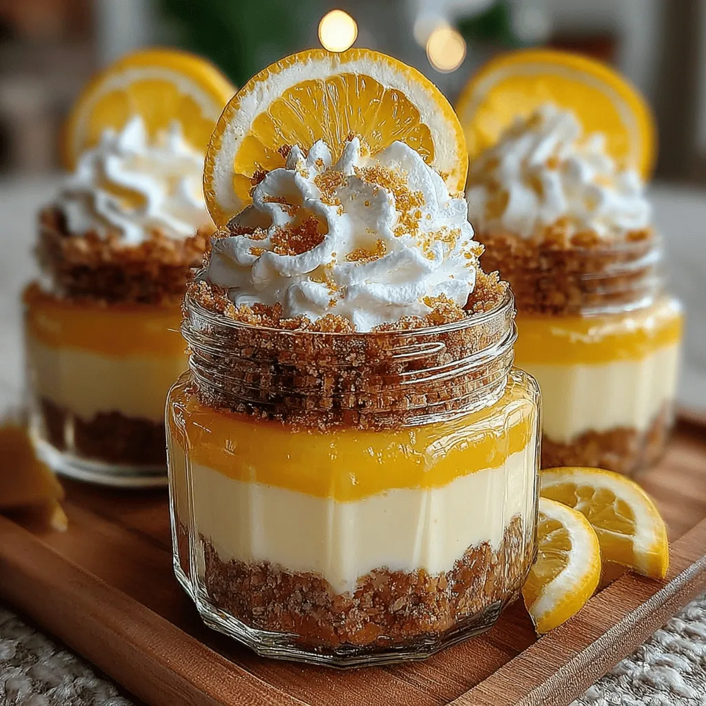 To create a truly exceptional Lemon Zest Cream Pie in a Jar, it's essential to focus on the quality and freshness of each component. Let’s take a closer look at the key ingredients that contribute to the overall deliciousness of this dessert.