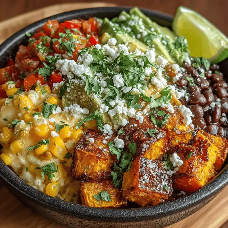 In recent years, the popularity of healthy and vibrant meals has surged as more people seek to incorporate nutritious options into their diets. Whether for weight management or simply to enjoy the multitude of flavors that fresh ingredients can offer, meals that combine health with taste have become increasingly sought after. One such dish that perfectly exemplifies this trend is the Fiesta Sweet Potato & Corn Bowl. This recipe stands out not only for its vibrant colors but also for the delightful blend of flavors and textures that come together to create a satisfying meal.