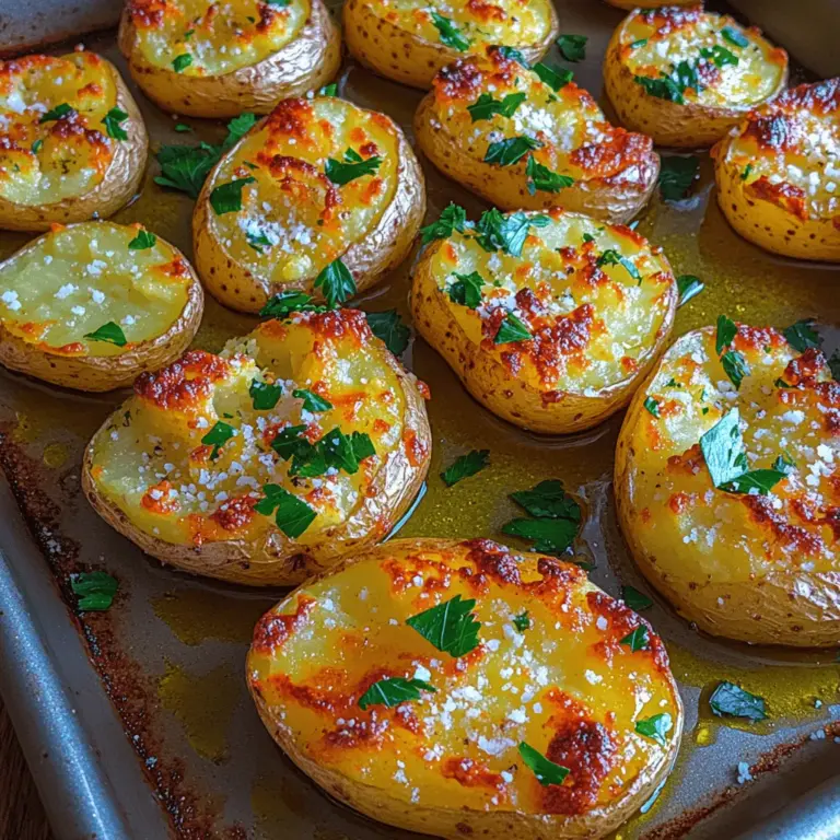 When it comes to side dishes that steal the spotlight, crispy smashed baby potatoes are a true crowd-pleaser. Their delightful combination of crispy exterior and creamy interior makes them an irresistible accompaniment to any meal. Whether you’re serving them alongside grilled meats, a fresh salad, or a hearty vegetarian dish, these potatoes bring a burst of flavor and texture that elevates your dining experience.