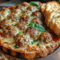 When it comes to comfort food, few dishes can rival the warm, inviting aroma of freshly baked garlic bread paired with hearty meatballs. The Savory Herbed Garlic Bread Meatball Bake is a perfect embodiment of this comforting combination, bringing together the rich flavors of tender meatballs and the irresistible crunch of garlic-infused bread in one delightful casserole. This dish is not just a meal; it’s an experience that evokes the coziness of family dinners and the joy of shared gatherings.