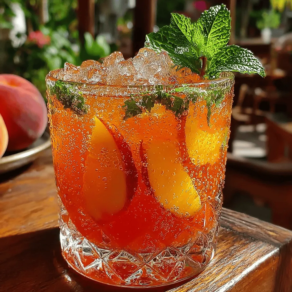 To craft the perfect batch of Ginger Peach Iced Tea, it's essential to understand the role each ingredient plays in creating a delightful drink.