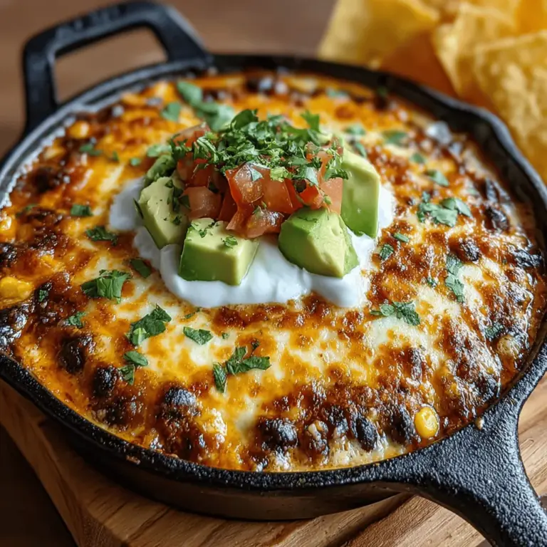 Queso dishes have taken the culinary world by storm, becoming a beloved staple in many households and restaurants across the globe. Known for their rich, creamy textures and robust flavors, these cheesy delights are perfect for any occasion, whether it be a casual gathering with friends or a festive family celebration. Among the many variations of queso, the Cheesy Black Bean & Avocado Queso Skillet stands out as a particularly enticing option. This dish not only pleases the palate but also offers a plethora of health benefits, making it an ideal appetizer or snack for those seeking both indulgence and nutrition.
