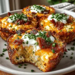 In the realm of breakfast delights, few dishes can rival the comforting and satisfying Golden Hashbrown Egg and Cheese Cupcakes. This recipe artfully blends the crispy, golden goodness of hashbrowns with a fluffy, cheesy egg filling, making it an ideal choice for brunch, meal prep, or a quick weekday breakfast. Whether you're a fan of classic breakfast flavors or looking to impress guests at your next gathering, these cupcakes will surely become a staple in your kitchen.