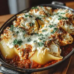 When it comes to creating the perfect Baked Chicken Parmesan Stuffed Shells, the stuffing technique is crucial. A few simple steps can help ensure that your shells are filled without any spillage, providing a neat and delicious presentation.
