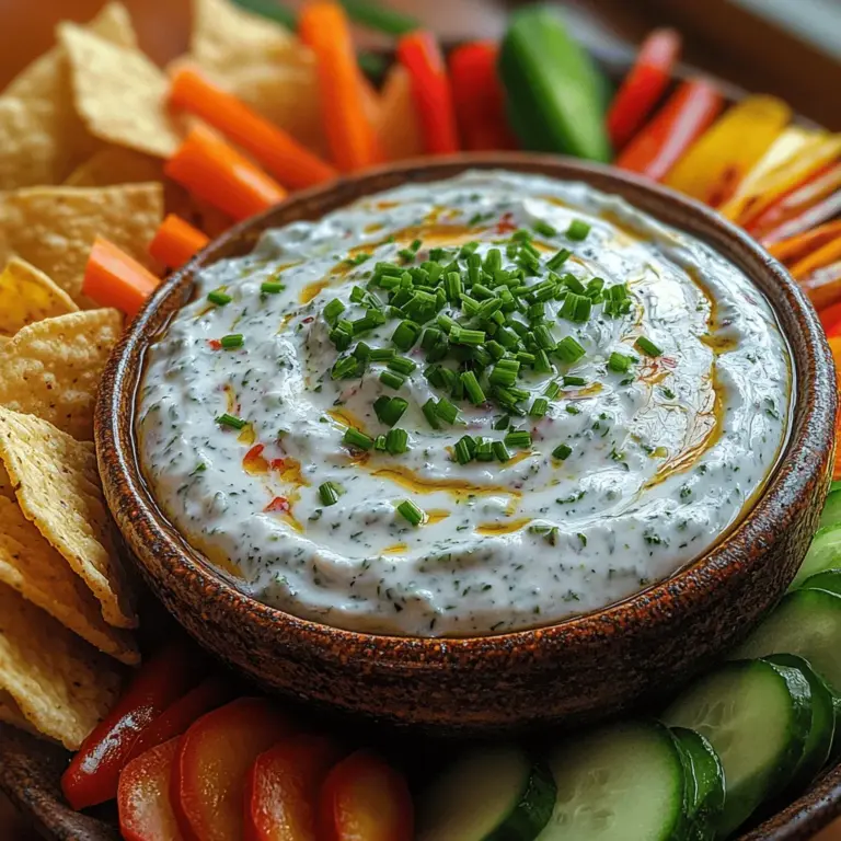 In the world of dips and spreads, few can rival the timeless appeal of ranch dressing. Whether served alongside fresh vegetables, crispy chips, or as a topping for savory dishes, ranch has established itself as a staple in American cuisine. However, today we are putting a delightful spin on this classic by introducing the Zesty Greek Yogurt Ranch Dip. This recipe not only elevates the traditional ranch flavor profile but also incorporates the creaminess and health benefits of Greek yogurt.