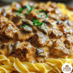 When it comes to comfort food, few dishes evoke warmth and nostalgia quite like beef stroganoff. The "Cozy Comfort Slow Cooker Creamy Beef Stroganoff" takes this classic meal to new heights, making it an ideal choice for family dinners or gatherings. This dish combines succulent pieces of beef with earthy mushrooms, all enveloped in a rich and creamy sauce that pairs perfectly with egg noodles or rice. Best of all, its preparation in a slow cooker means you can enjoy this hearty meal without spending hours in the kitchen.